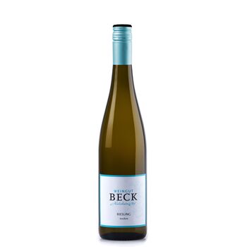 Riesling QbA trocken vom Weingut Beck, 8,99 €